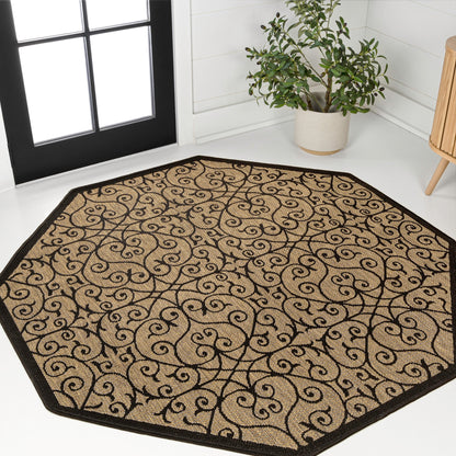 Tapis d'intérieur/extérieur texturé JONATHAN Y Ourika