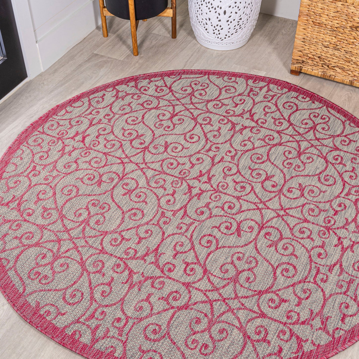 Tapis d'intérieur/extérieur texturé JONATHAN Y Ourika