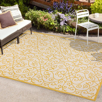 Tapis d'intérieur/extérieur texturé JONATHAN Y Ourika