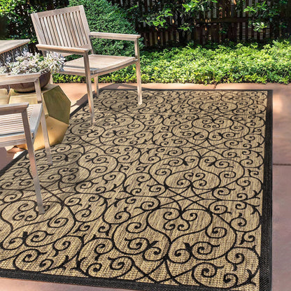 Tapis d'intérieur/extérieur texturé JONATHAN Y Ourika