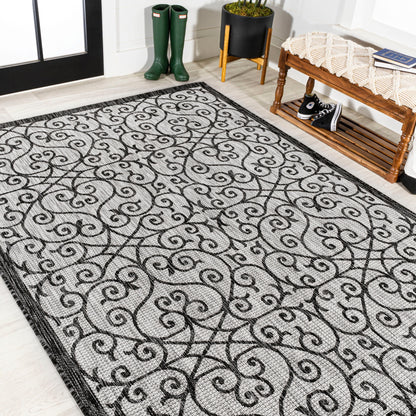 Tapis d'intérieur/extérieur texturé JONATHAN Y Ourika