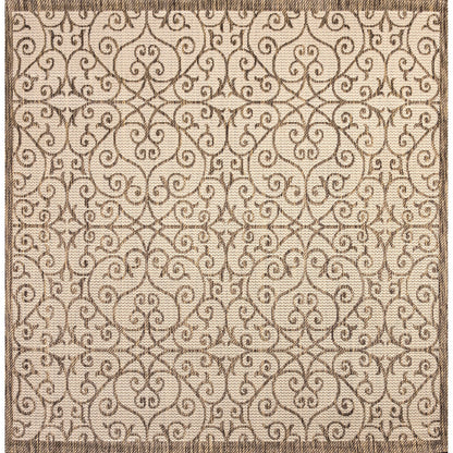 Tapis d'intérieur/extérieur texturé JONATHAN Y Ourika