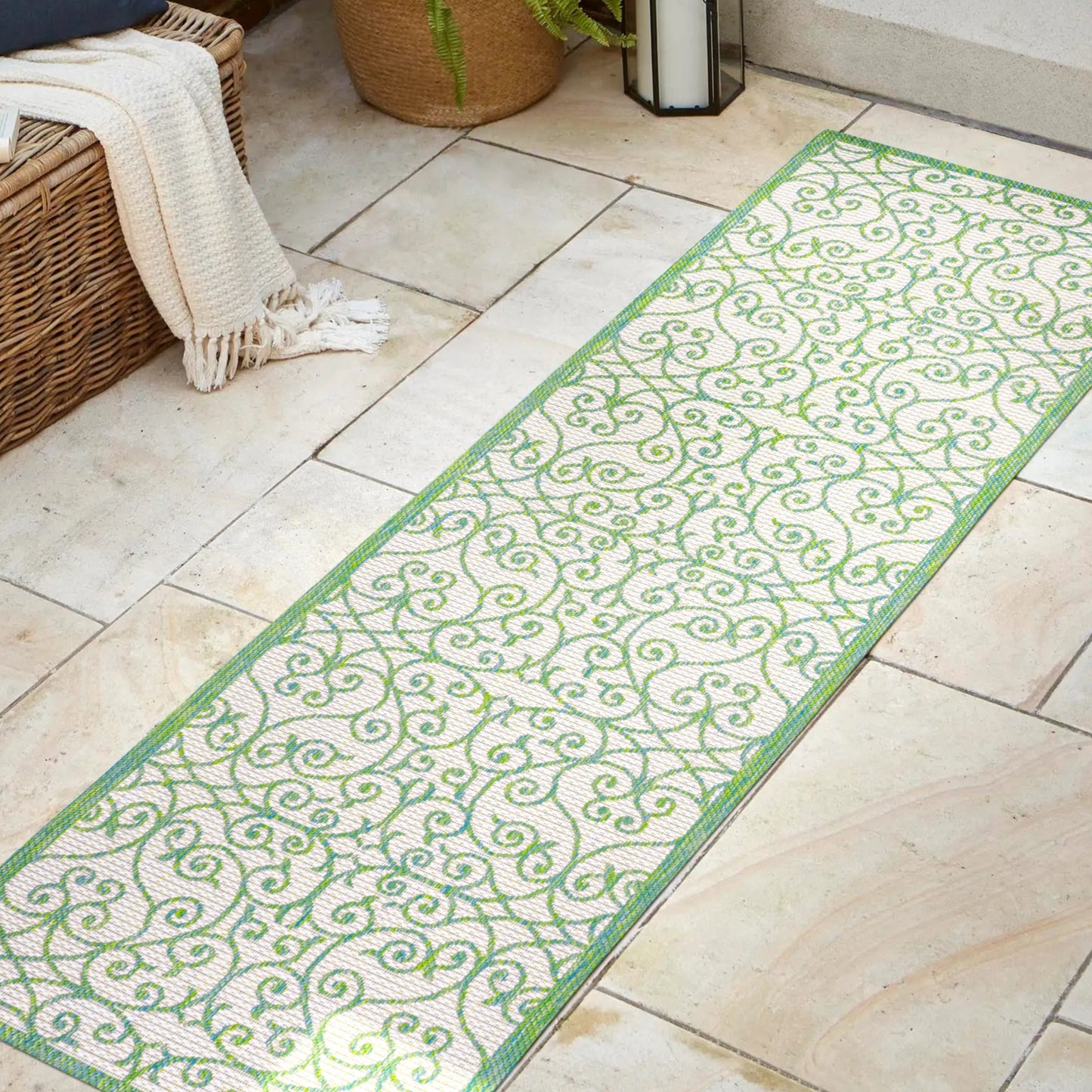 Tapis d'intérieur/extérieur texturé JONATHAN Y Ourika