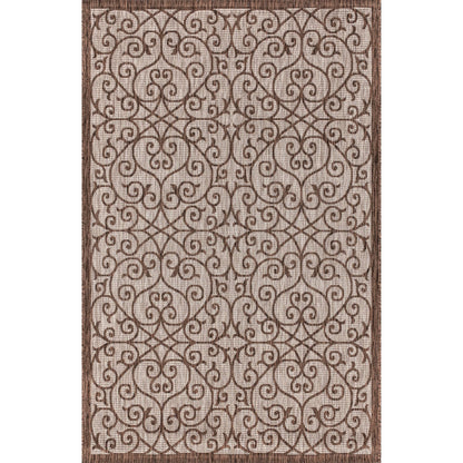 Tapis d'intérieur/extérieur texturé JONATHAN Y Ourika