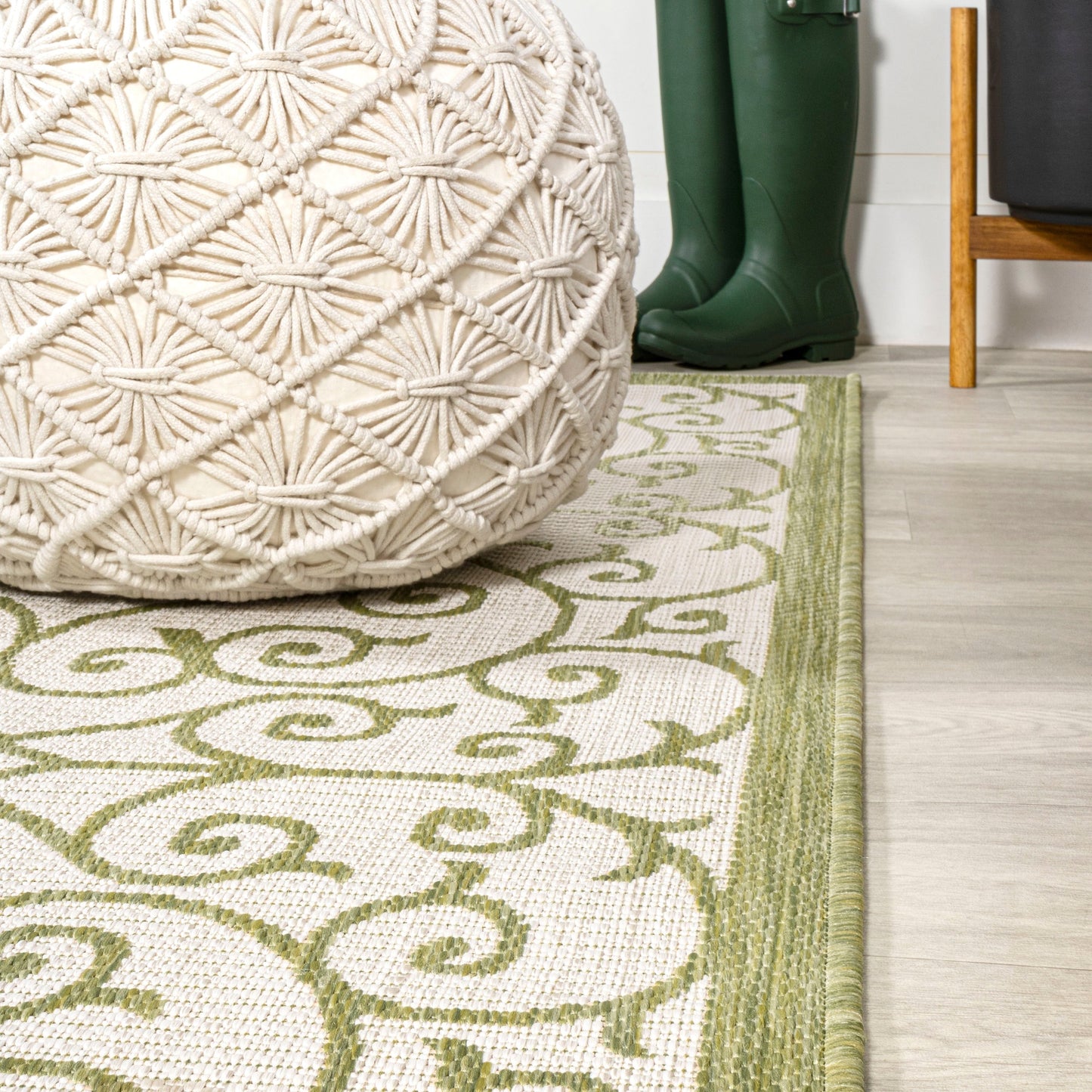 Tapis d'intérieur/extérieur texturé JONATHAN Y Ourika