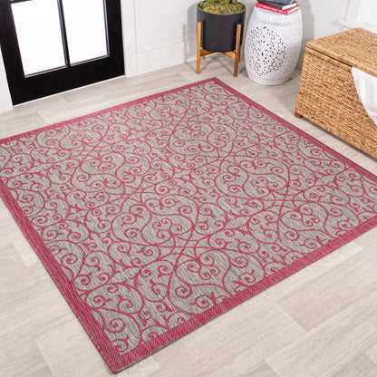 Tapis d'intérieur/extérieur texturé JONATHAN Y Ourika