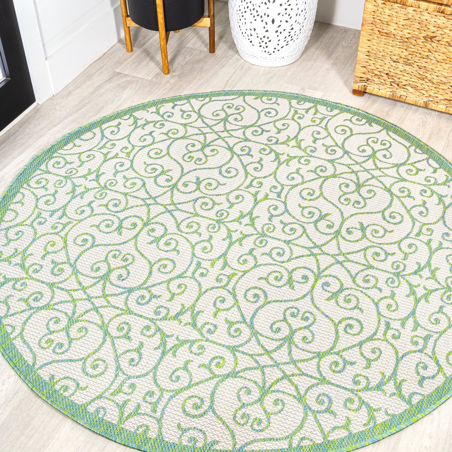 Tapis d'intérieur/extérieur texturé JONATHAN Y Ourika