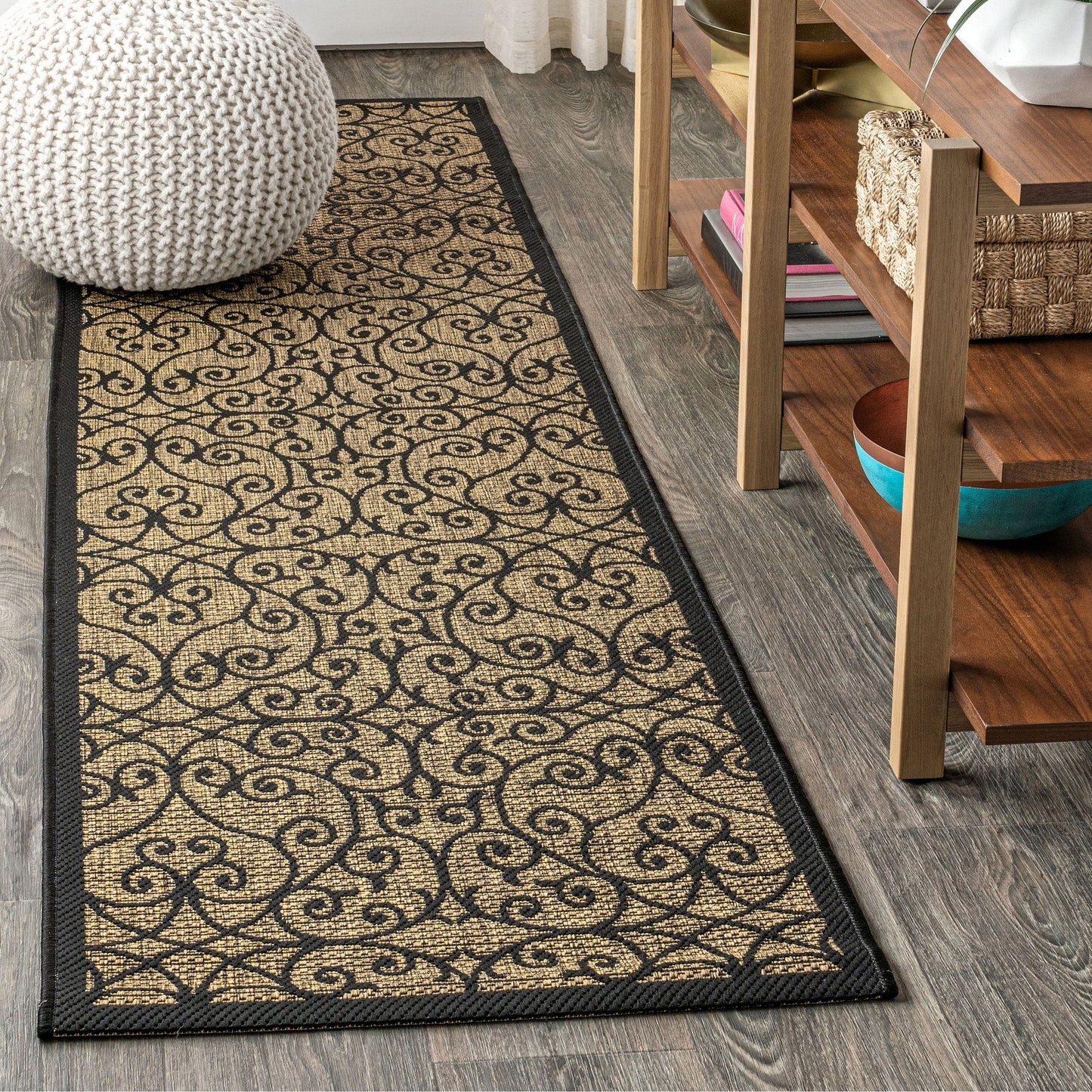 Tapis d'intérieur/extérieur texturé JONATHAN Y Ourika