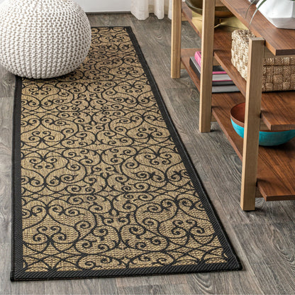 Tapis d'intérieur/extérieur texturé JONATHAN Y Ourika