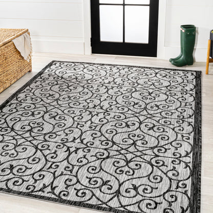Tapis d'intérieur/extérieur texturé JONATHAN Y Ourika