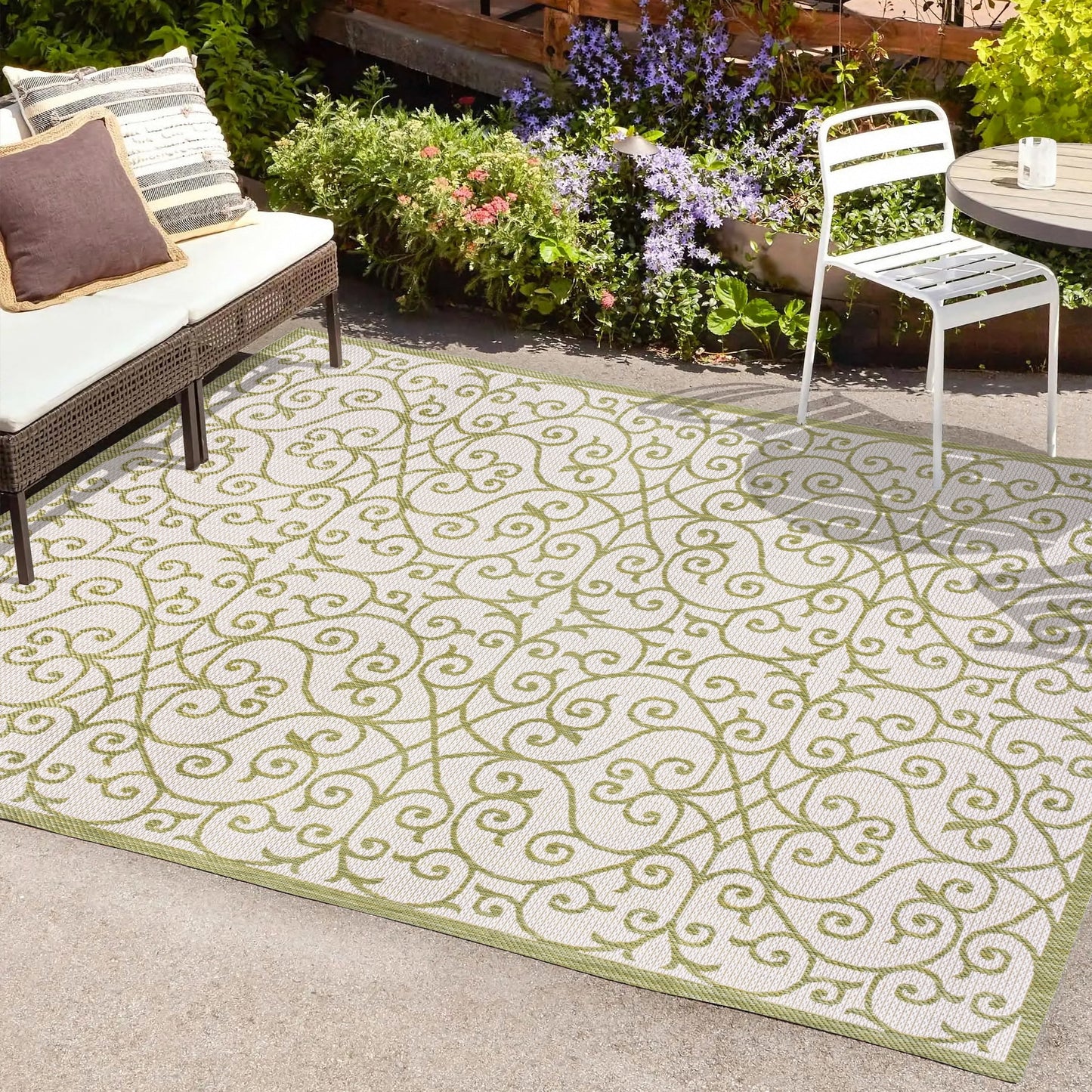 Tapis d'intérieur/extérieur texturé JONATHAN Y Ourika