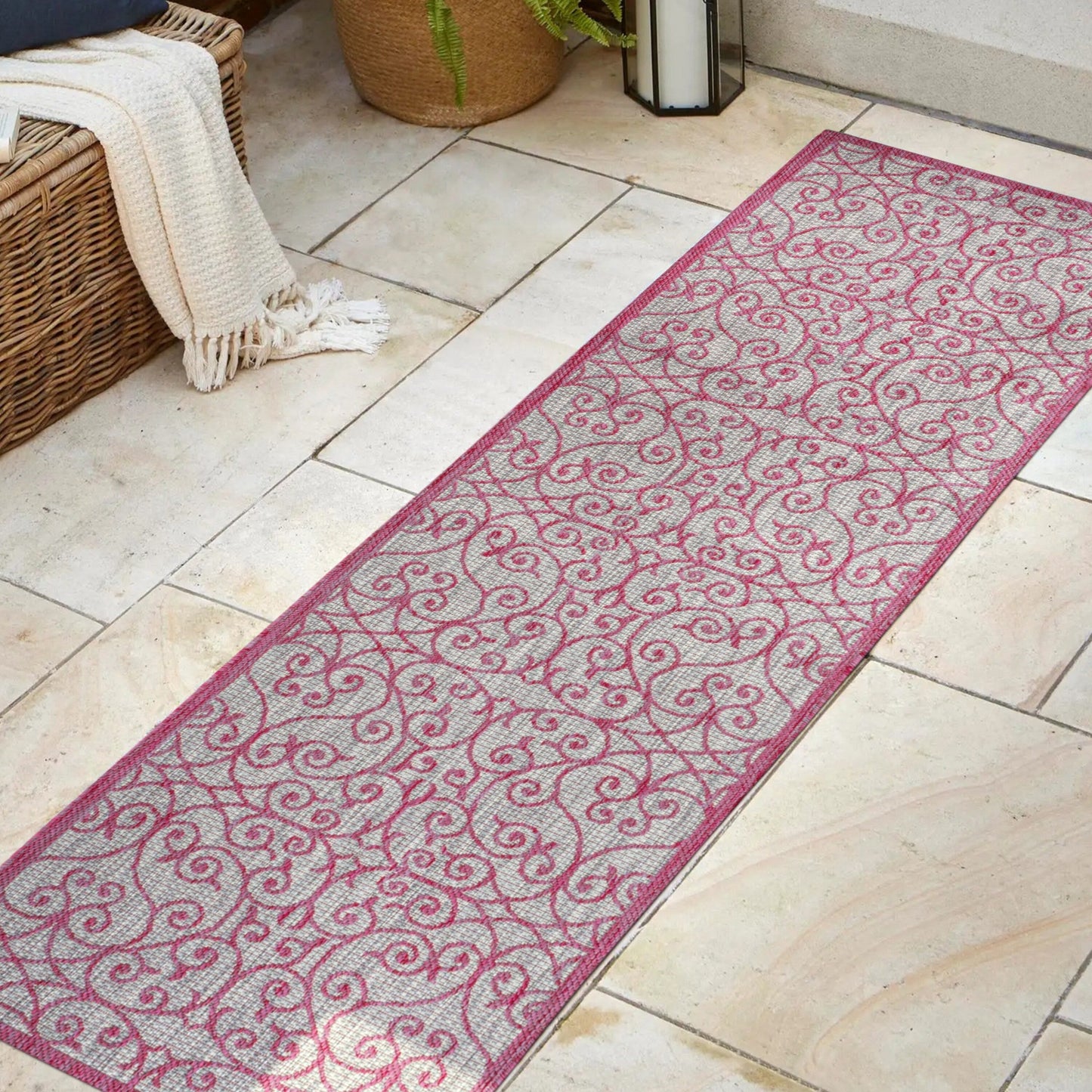 Tapis d'intérieur/extérieur texturé JONATHAN Y Ourika