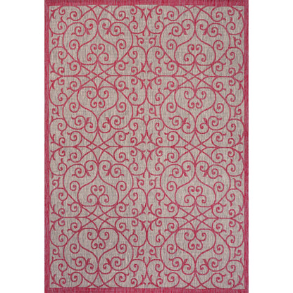Tapis d'intérieur/extérieur texturé JONATHAN Y Ourika