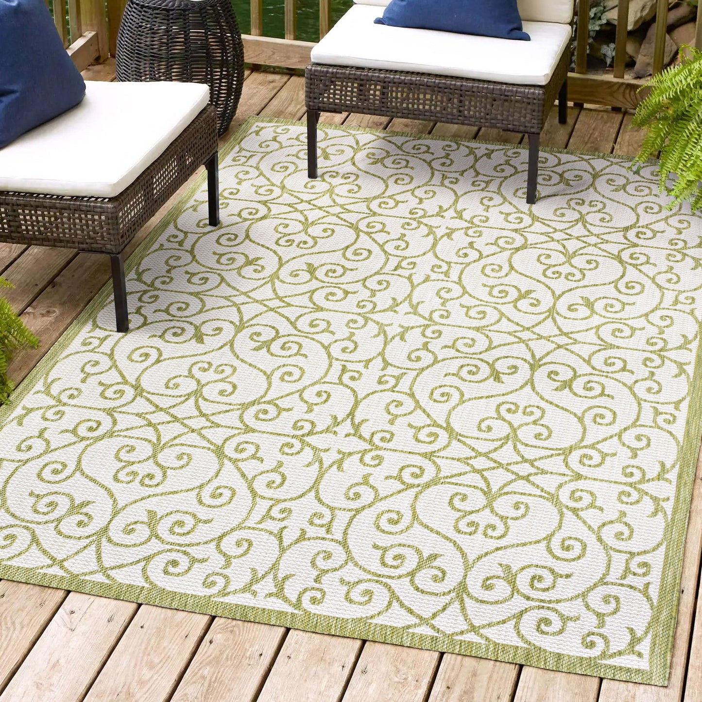 Tapis d'intérieur/extérieur texturé JONATHAN Y Ourika