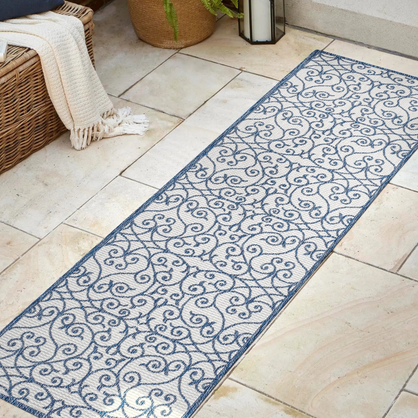Tapis d'intérieur/extérieur texturé JONATHAN Y Ourika