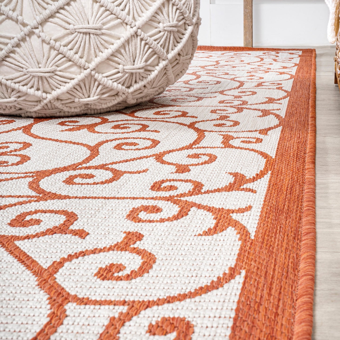 Tapis d'intérieur/extérieur texturé JONATHAN Y Ourika
