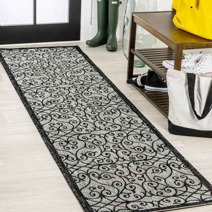 Tapis d'intérieur/extérieur texturé JONATHAN Y Ourika