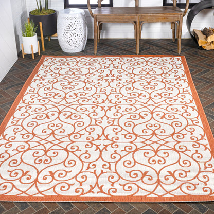 Tapis d'intérieur/extérieur texturé JONATHAN Y Ourika