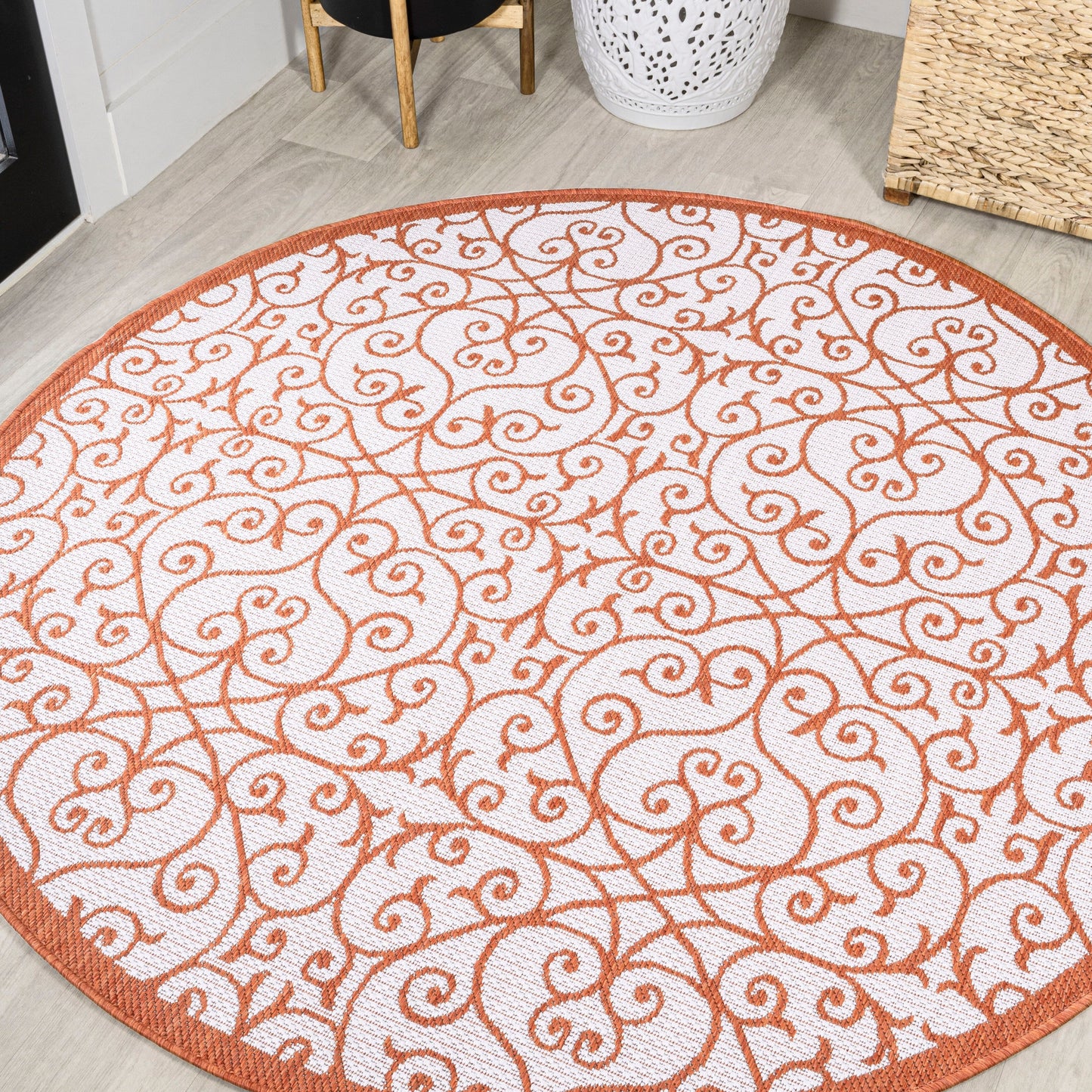 Tapis d'intérieur/extérieur texturé JONATHAN Y Ourika