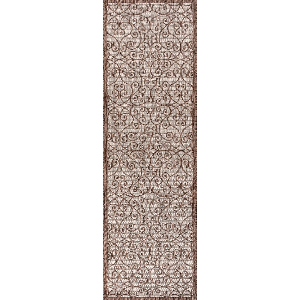 Tapis d'intérieur/extérieur texturé JONATHAN Y Ourika