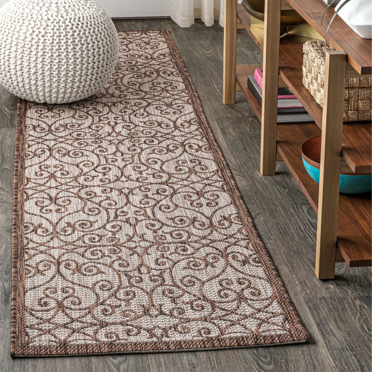 Tapis d'intérieur/extérieur texturé JONATHAN Y Ourika