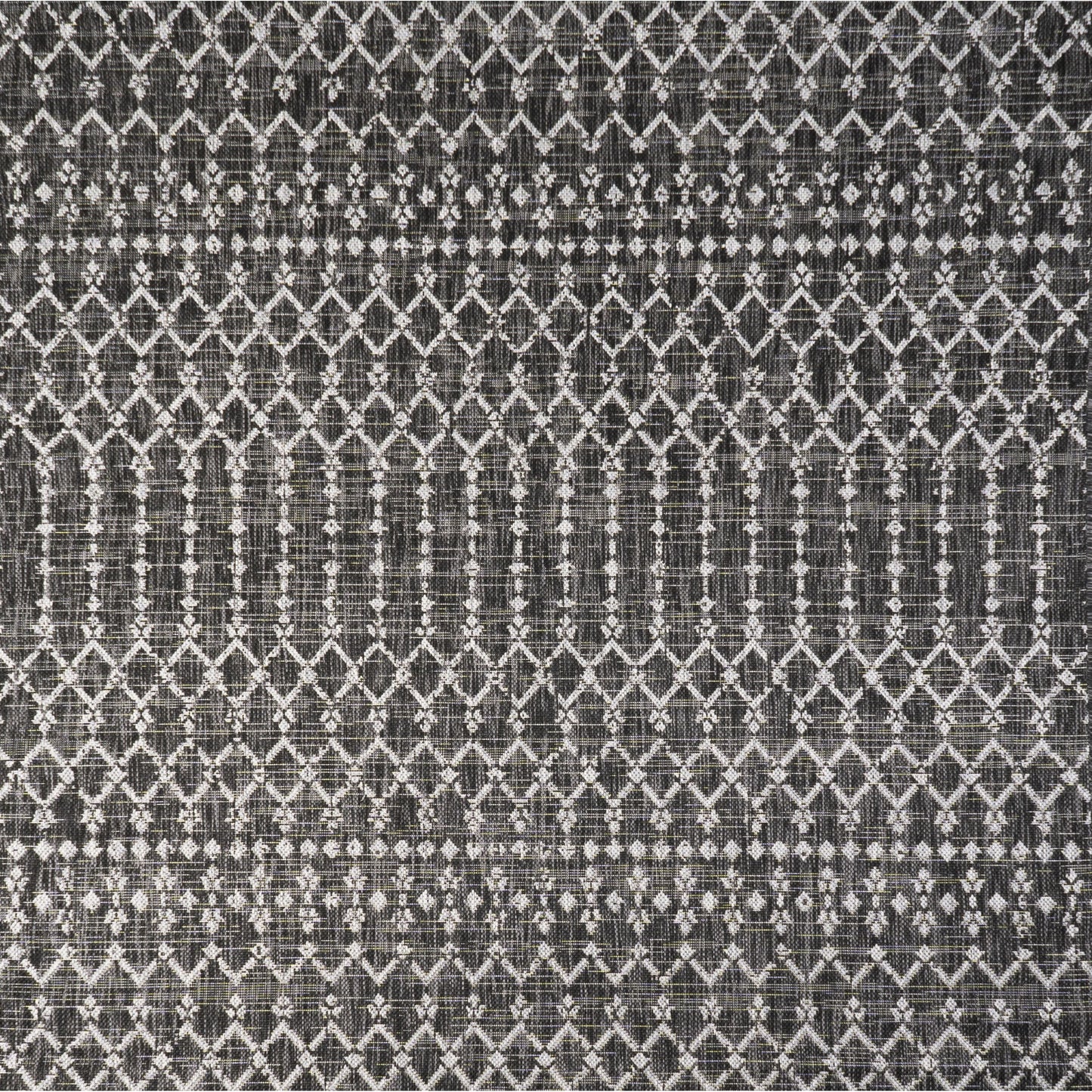 Tapis d'intérieur/extérieur à tissage géométrique marocain JONATHAN Y Trebol