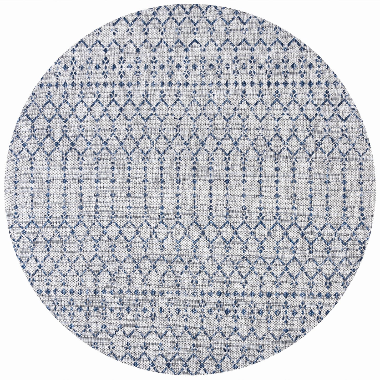 Tapis d'intérieur/extérieur à tissage géométrique marocain JONATHAN Y Trebol