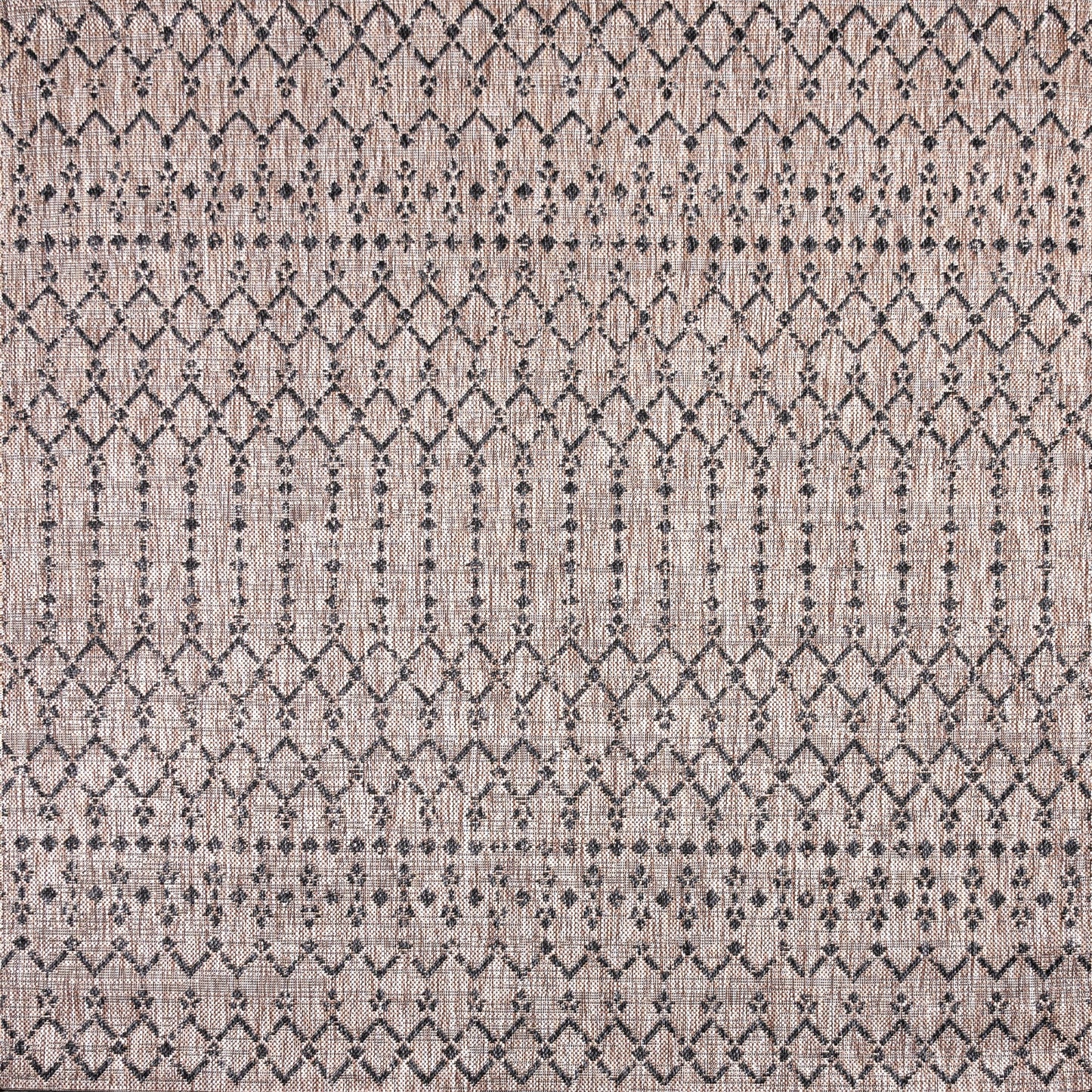 Tapis d'intérieur/extérieur à tissage géométrique marocain JONATHAN Y Trebol