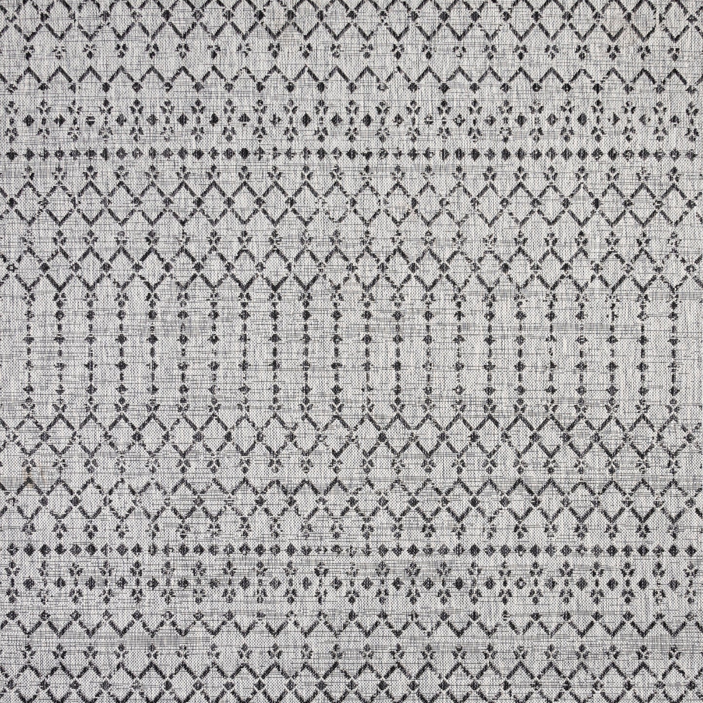Tapis d'intérieur/extérieur à tissage géométrique marocain JONATHAN Y Trebol