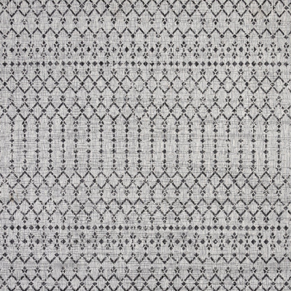 Tapis d'intérieur/extérieur à tissage géométrique marocain JONATHAN Y Trebol