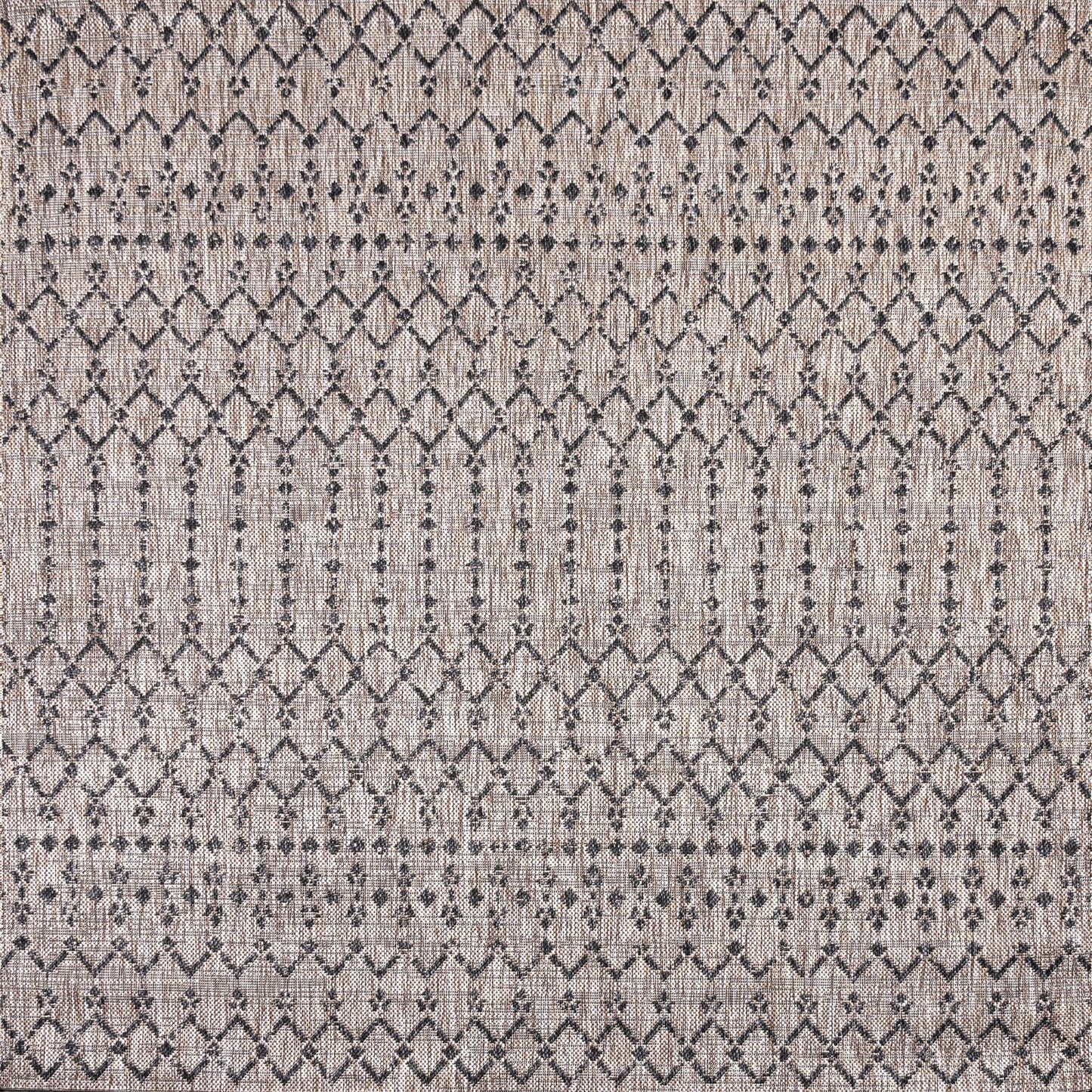 Tapis d'intérieur/extérieur à tissage géométrique marocain JONATHAN Y Trebol
