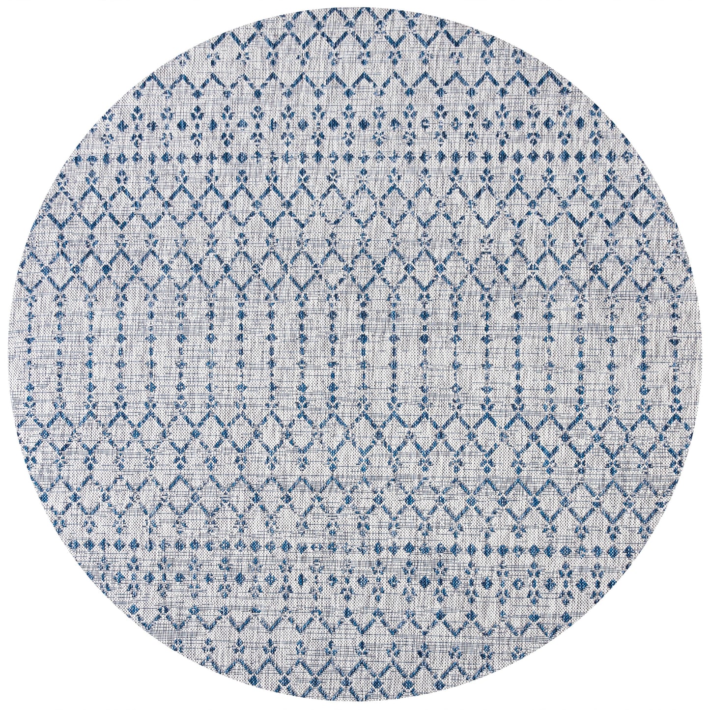 Tapis d'intérieur/extérieur à tissage géométrique marocain JONATHAN Y Trebol