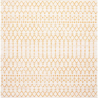 Tapis d'intérieur/extérieur à tissage géométrique marocain JONATHAN Y Trebol