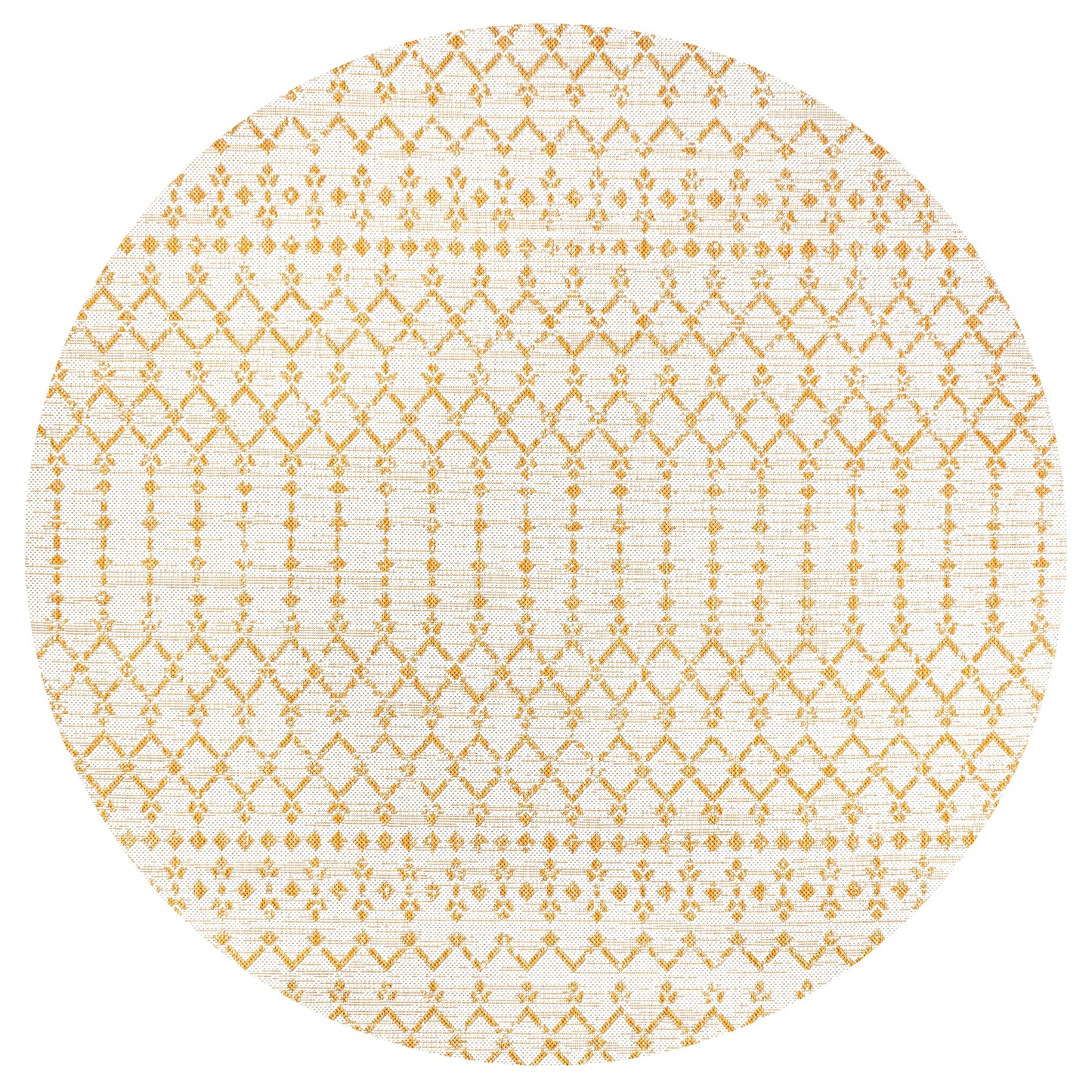 Tapis d'intérieur/extérieur à tissage géométrique marocain JONATHAN Y Trebol