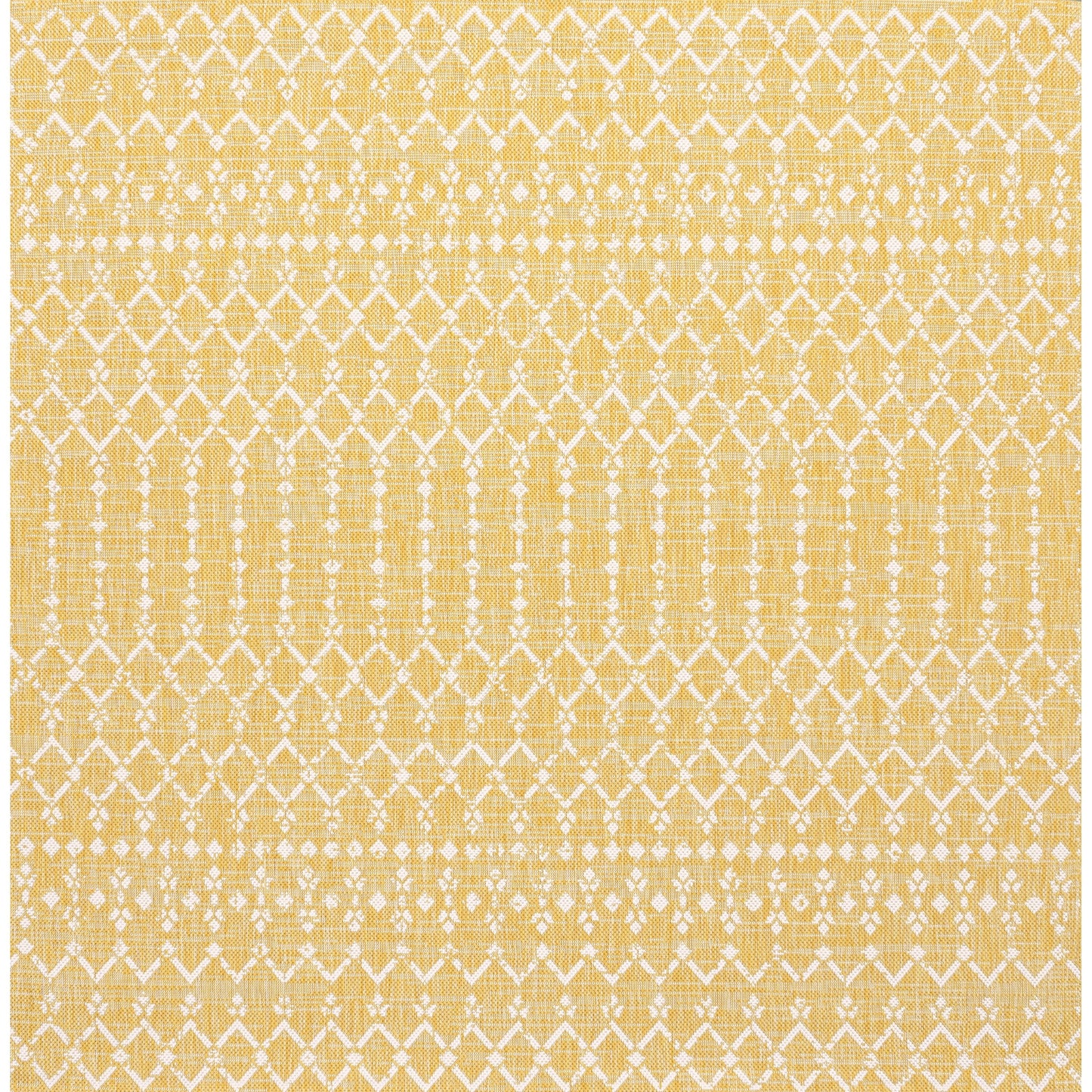 Tapis d'intérieur/extérieur à tissage géométrique marocain JONATHAN Y Trebol