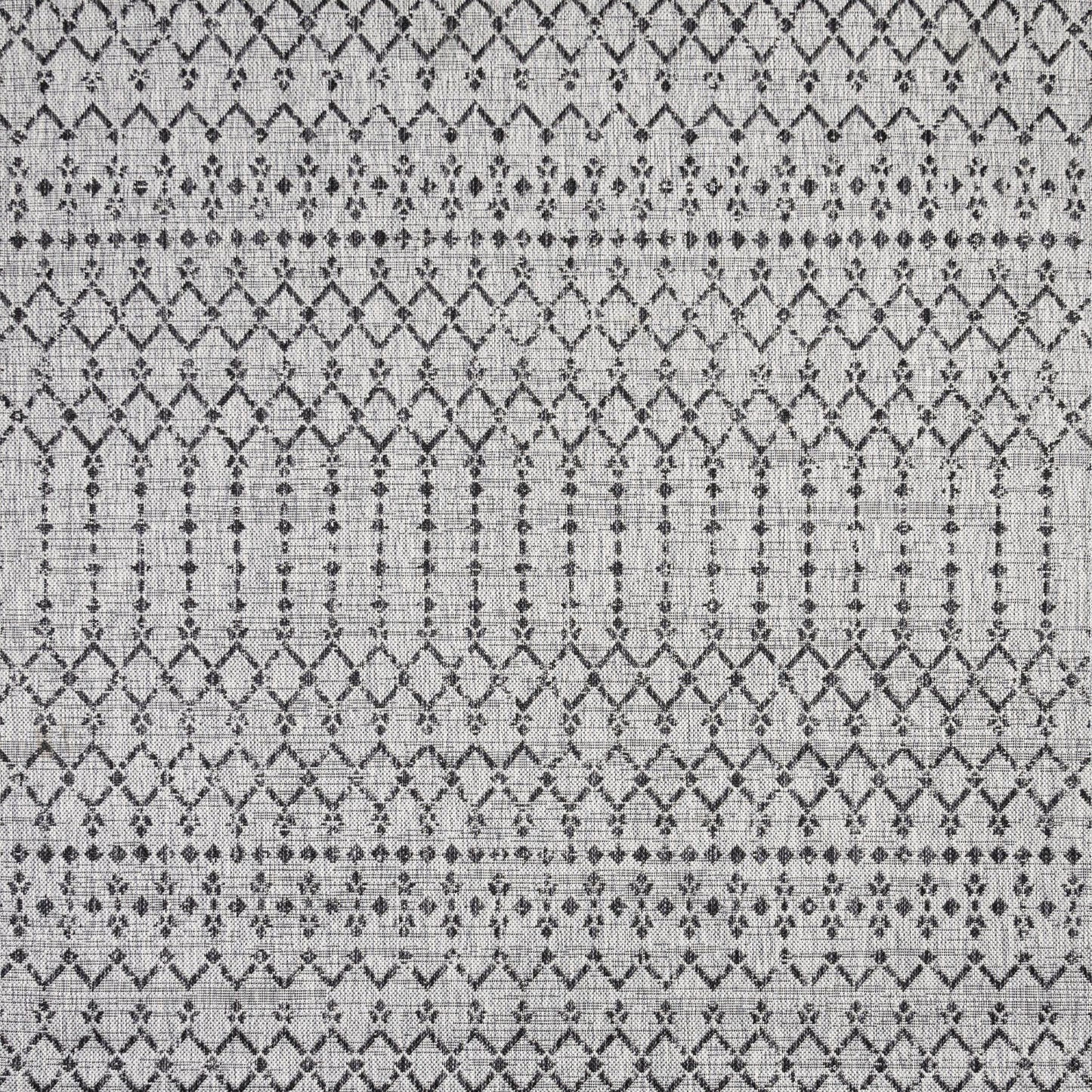 Tapis d'intérieur/extérieur à tissage géométrique marocain JONATHAN Y Trebol