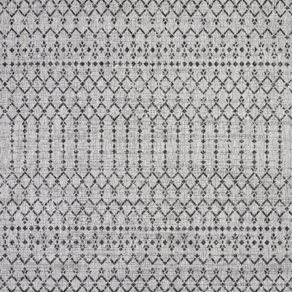 Tapis d'intérieur/extérieur à tissage géométrique marocain JONATHAN Y Trebol
