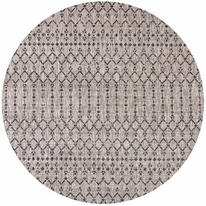 Tapis d'intérieur/extérieur à tissage géométrique marocain JONATHAN Y Trebol