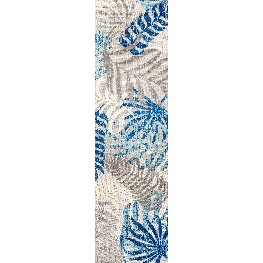 Tapis d'intérieur/extérieur à feuilles de palmier JONATHAN Y Aydin