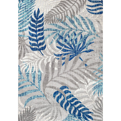 Tapis d'intérieur/extérieur à feuilles de palmier JONATHAN Y Aydin
