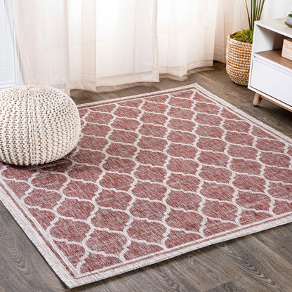 Tapis d'intérieur/extérieur texturé JONATHAN Y Zinnia