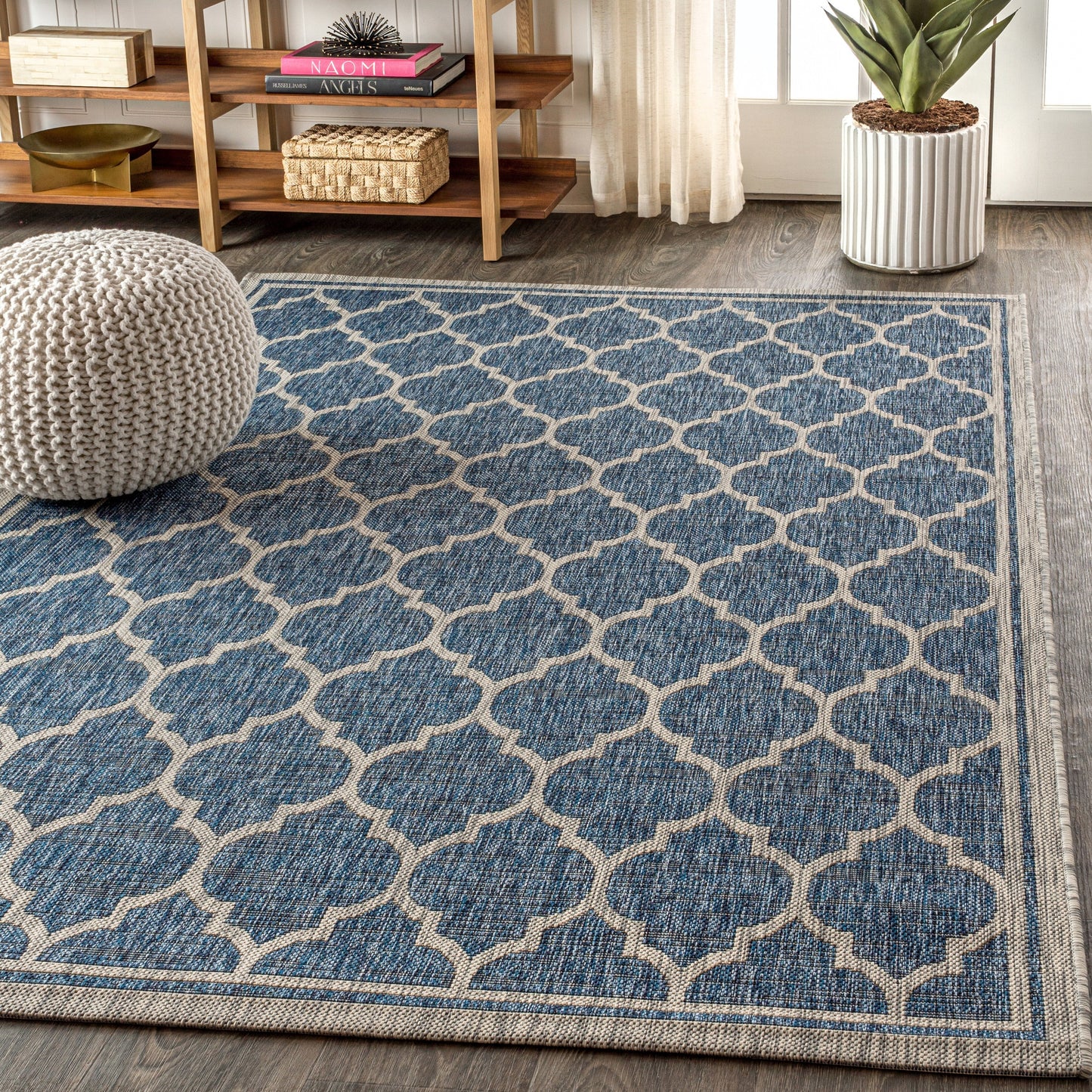 Tapis d'intérieur/extérieur texturé JONATHAN Y Zinnia