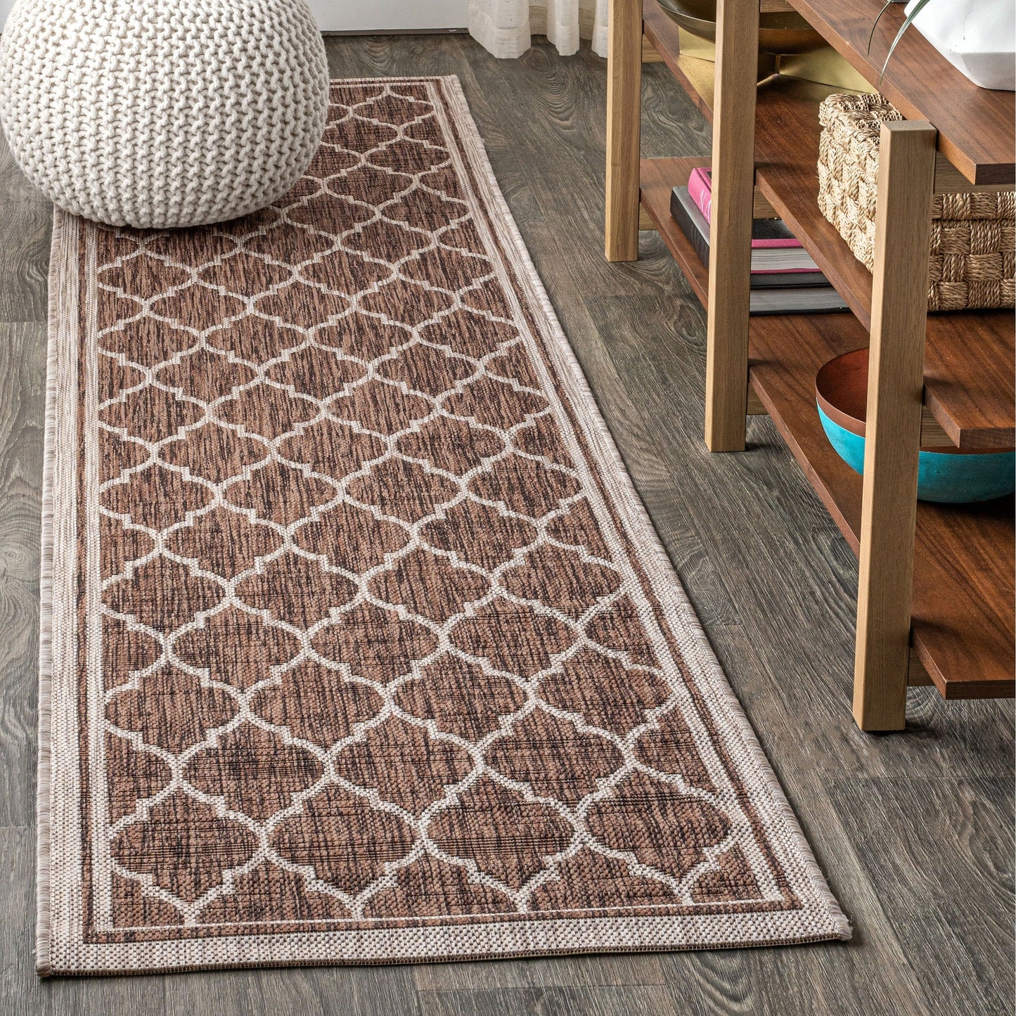 Tapis d'intérieur/extérieur texturé JONATHAN Y Zinnia