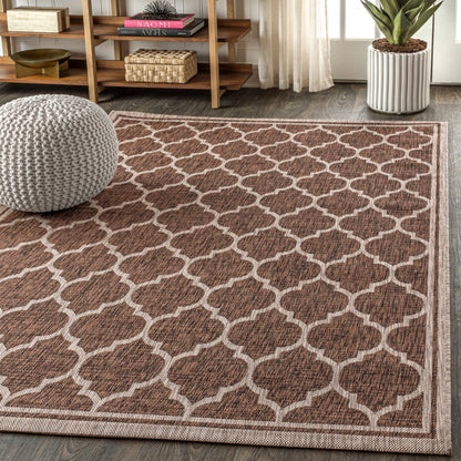 Tapis d'intérieur/extérieur texturé JONATHAN Y Zinnia