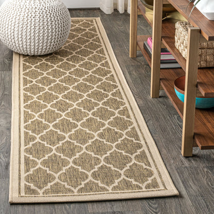 Tapis d'intérieur/extérieur texturé JONATHAN Y Zinnia