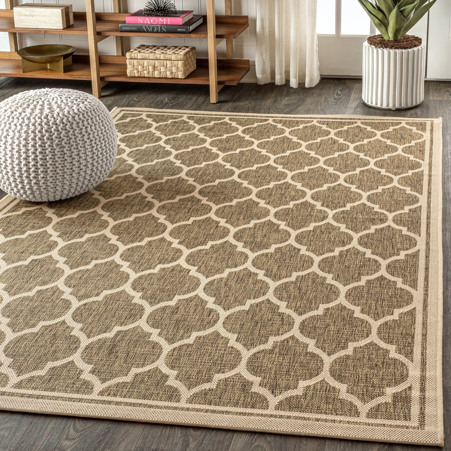 Tapis d'intérieur/extérieur texturé JONATHAN Y Zinnia