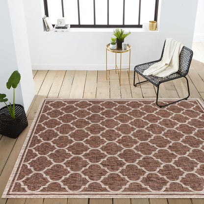 Tapis d'intérieur/extérieur texturé JONATHAN Y Zinnia