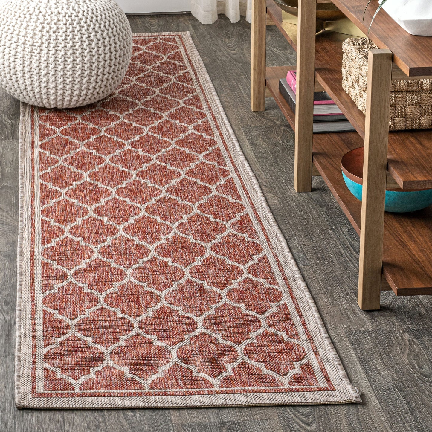 Tapis d'intérieur/extérieur texturé JONATHAN Y Zinnia