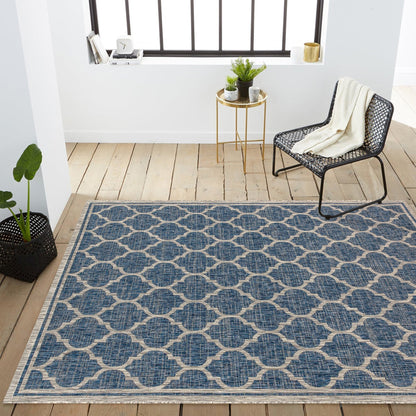 Tapis d'intérieur/extérieur texturé JONATHAN Y Zinnia
