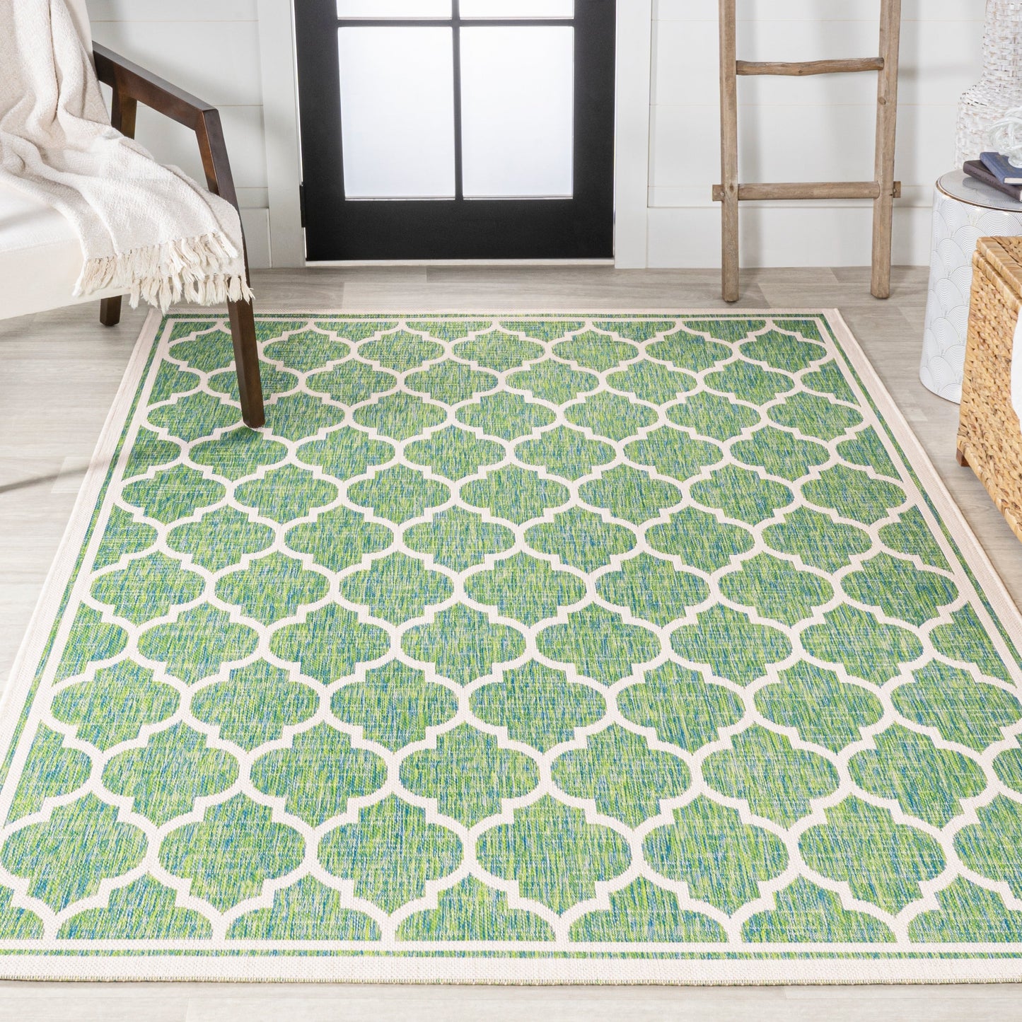 Tapis d'intérieur/extérieur texturé JONATHAN Y Zinnia
